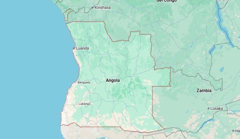 Angola mappa