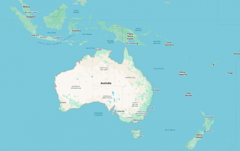 Australia mappa