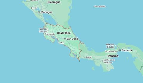 Costa Rica mappa