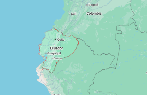 Ecuador mappa