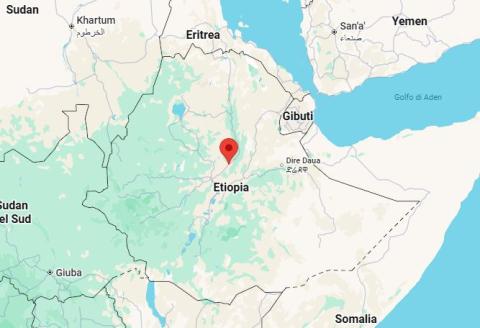Etiopia mappa