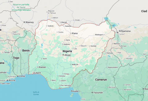 Nigeria mappa