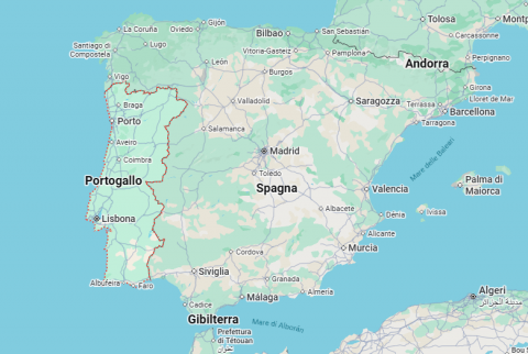 Portogallo mappa