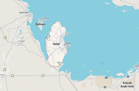 Qatar mappa