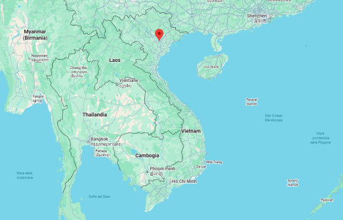 Vietnam mappa