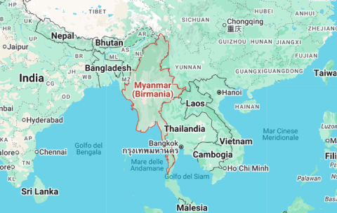 myanmar mappa
