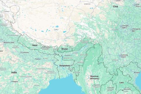 Bhutan mappa