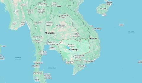 Cambogia mappa