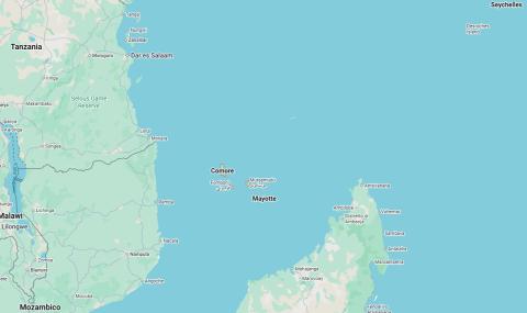 Comore mappa