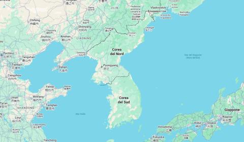 Corea del Nord mappa
