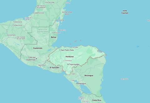 Honduras mappa