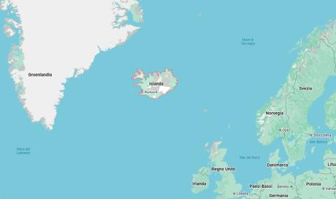 Islanda mappa