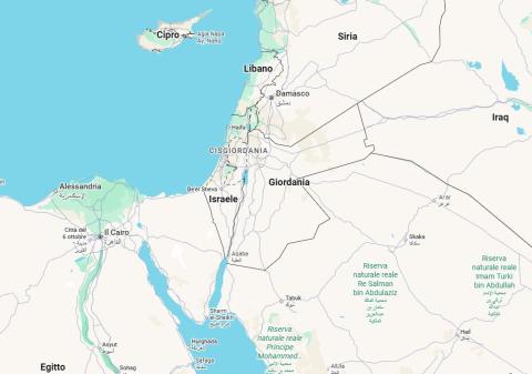 Israele mappa