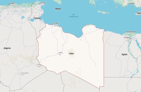 Libia mappa
