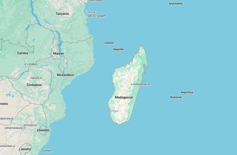 Madagascar mappa