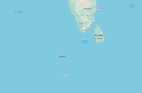 Maldive mappa