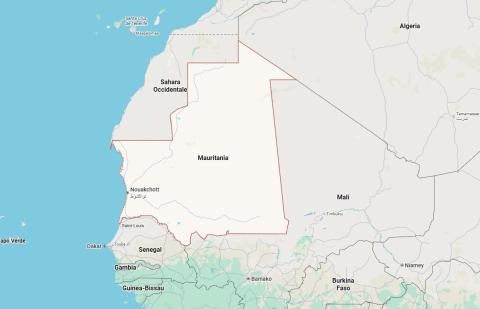 Mauritania mappa