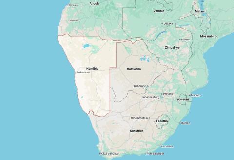 Namibia mappa