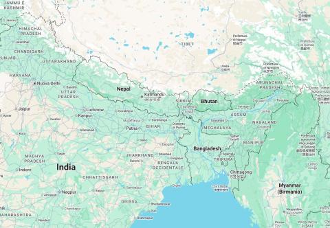 Nepal mappa