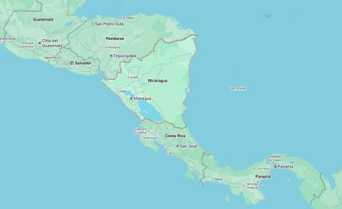 Nicaragua mappa
