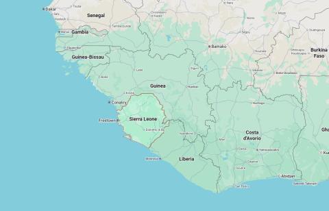 Sierra Leone mappa