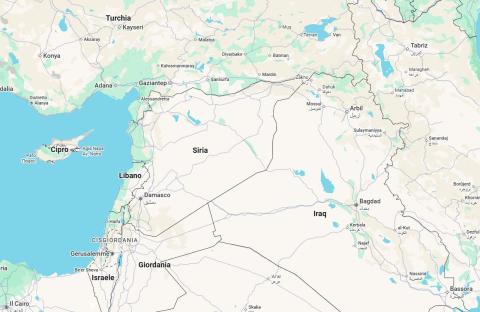 Siria mappa