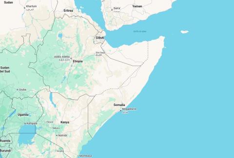 Somalia mappa