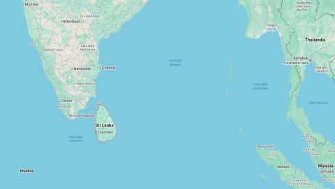 Sri Lanka mappa