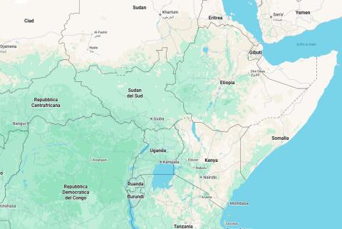 Sud Sudan mappa