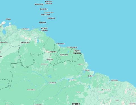 Suriname mappa