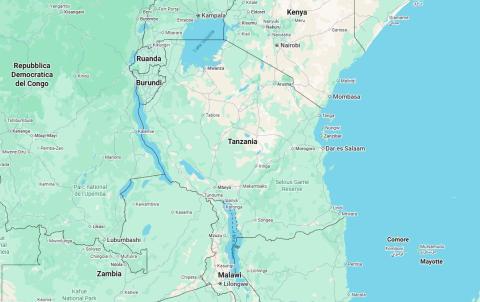 Tanzania mappa
