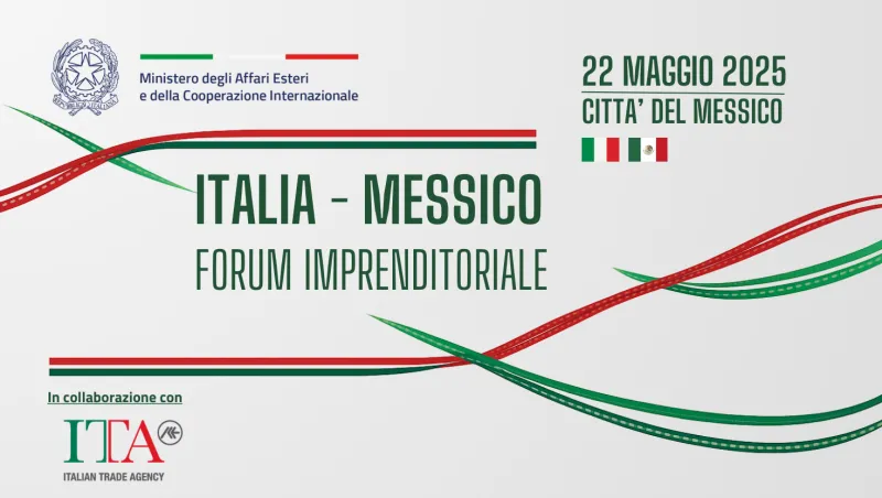 card Italia-Messico per invito 22 maggio